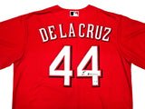Elly De La Cruz Signed Cincinnati Reds Nike Baseball Jersey BAS