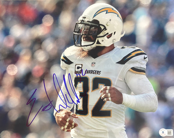 Eric Weddle Signed 11x14 Los Angeles Chargers Photo BAS Sports Integrity