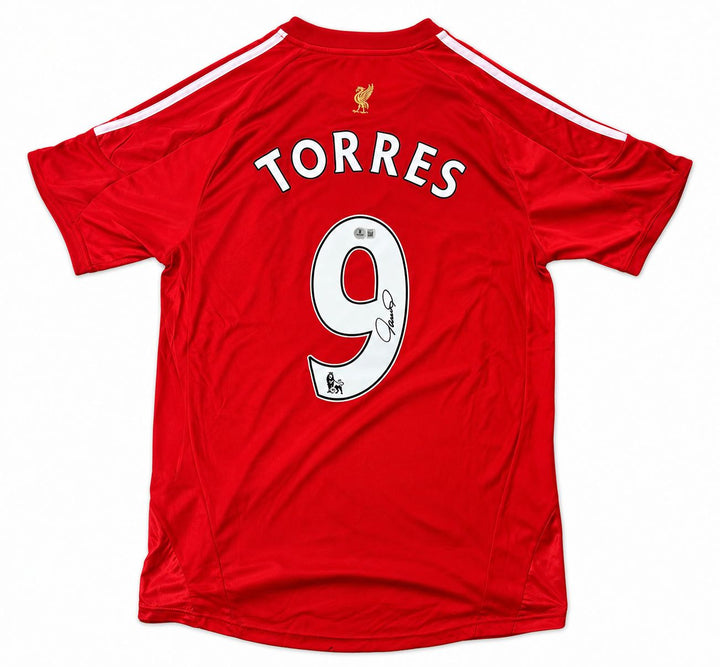 Fernando Torres Signed Liverpool 2008-2010 Adidas Soccer Jersey BAS