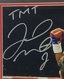 Floyd Mayweather Jr Signed Framed 16x20 Boxing Knockdown Photo TMT Inscr BAS ITP Sports Integrity