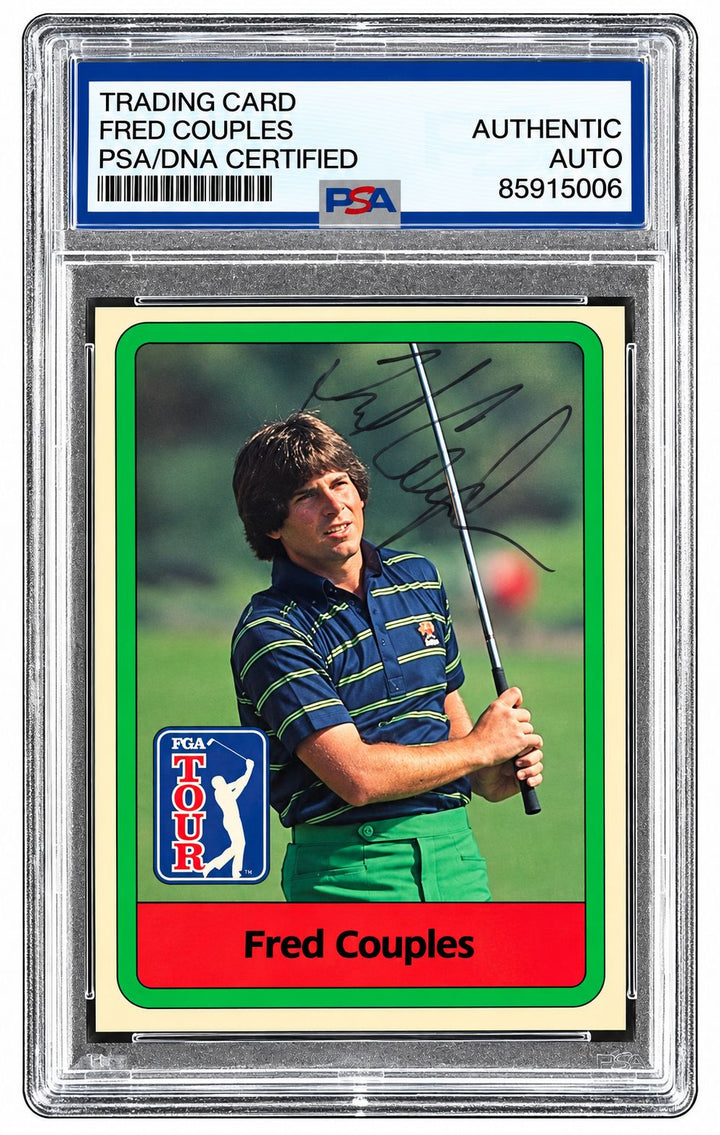 Fred Couples Signed 1982 Donruss PGA #53 Rookie Card PSA/DNA