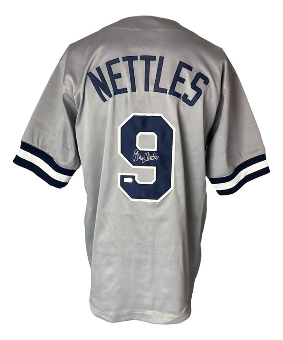 Graig Nettles New York Signed Gray Baseball Jersey Sports Integrity