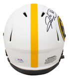Hines Ward Signed Steelers Mini Lunar Eclipse Speed Replica Helmet PSA Sports Integrity