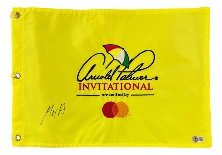 Max Homa Signed Arnold Palmer Invitational Golf Flag BAS