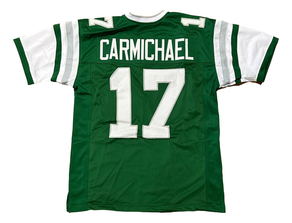 Harold Carmichael Custom Green Pro-Style Football Jersey Sports Integrity