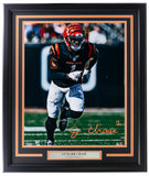 Ja'Marr Chase Signed Framed 16x20 Cincinnati Bengals Photo BAS ITP Sports Integrity