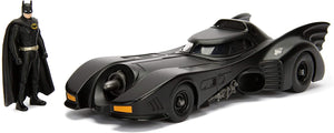 1:24 Batmobile Die-Cast Car w/ 3" Batman Figure Sports Integrity