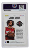 Jalen Green Signed Houston Rockets 2021 NBA Hoops Special Rookie Card #RS2 PSA/DNA Sports Integrity