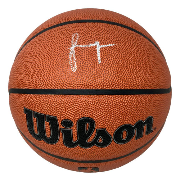 Jalen Green Houston Rockets Signed Wilson NBA I/O Basketball JSA