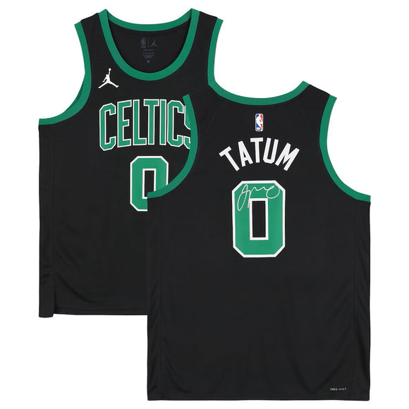 Jayson Tatum Signed Boston Celtics 2022/23 Black Nike Statement Swingman Jersey