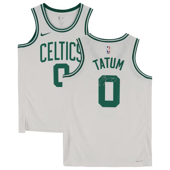 Jayson Tatum Signed Boston Celtics 2022/23 White Nike Swingman Jersey
