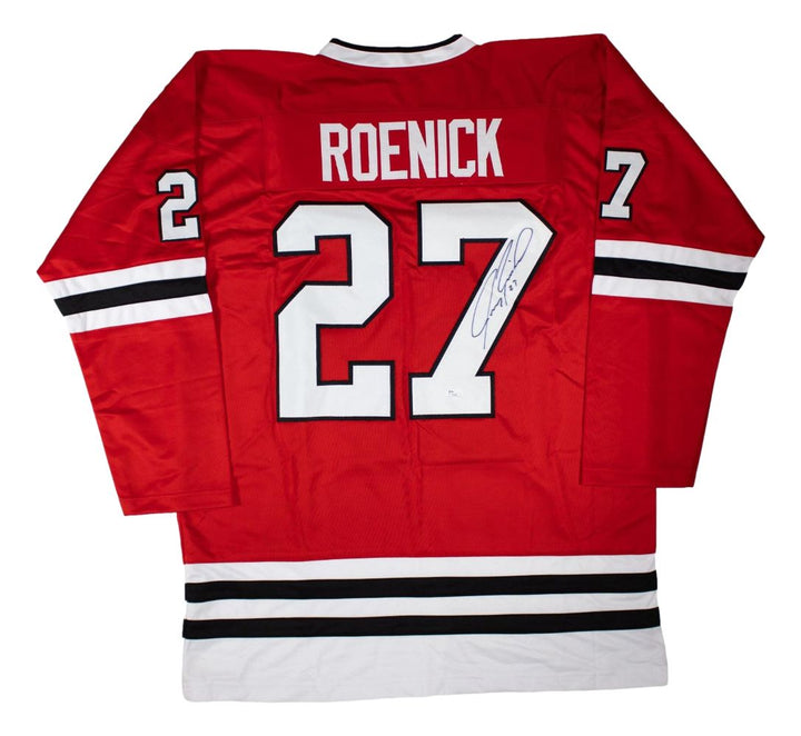 Jeremy Roenick Chicago Signed Red Hockey Jersey JSA Hologram