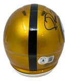 Jerome Bettis Signed Pittsburgh Steelers Flash Mini Speed Helmet BAS Sports Integrity