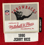 Jerry Rice Signed San Francisco 49ers Mitchell & Ness NFL Legacy Jersey Fanatics Sports Integrity