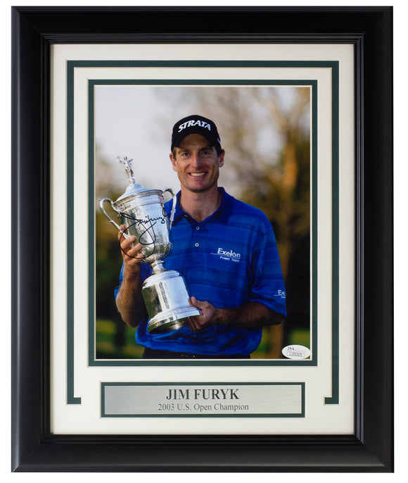 Jim Furyk Signed Framed 8x10 Golf Photo JSA Sports Integrity