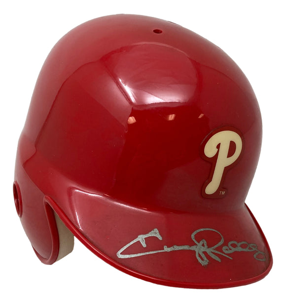 Jimmy Rollins Signed Philadelphia Phillies Mini Batting Helmet Sports Integrity
