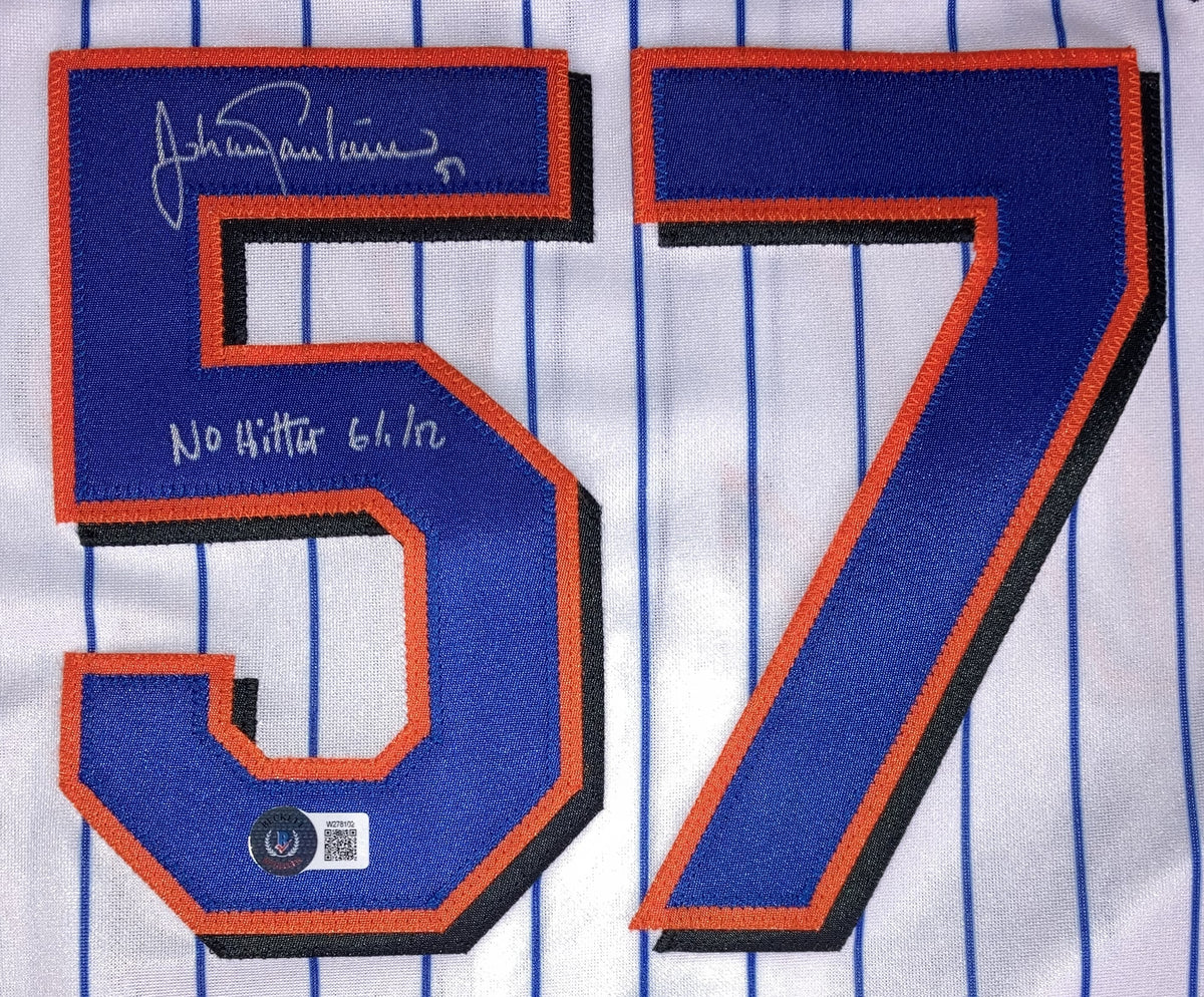 Johan Santana Signed New York Mets Majestic Baseball Jersey No Hitter –  Sports Integrity