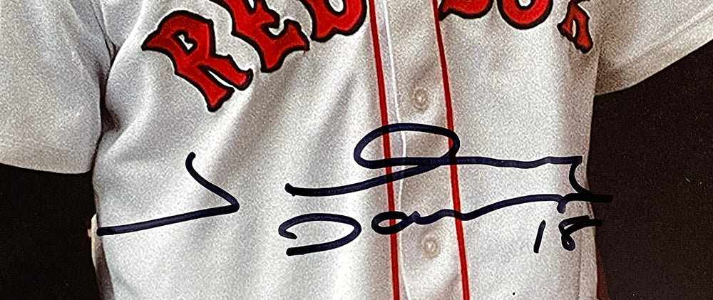 Johnny Damon Signed Boston Red Sox 11x14 Photo BAS