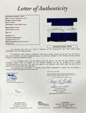 Johnny Unitas Signed Framed Baltimore Colts Wilson Football Jersey JSA LOA