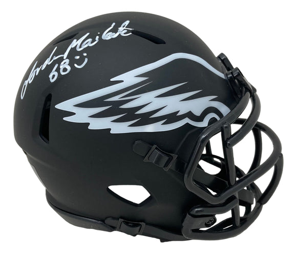 Jordan Mailata Signed Philadelphia Eagles Eclipse Mini Speed Helmet JSA ITP Sports Integrity