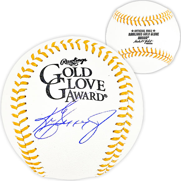 Ken Griffey Jr Seattle Mariners Signed Official Gold Glove Baseball BAS