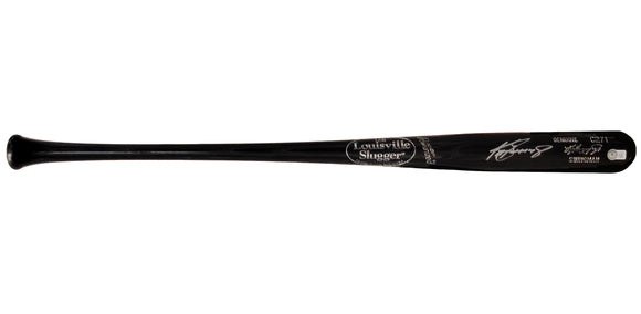 Ken Griffey Jr Mariners Signed Louisville Slugger Swingman Game Model Bat BAS