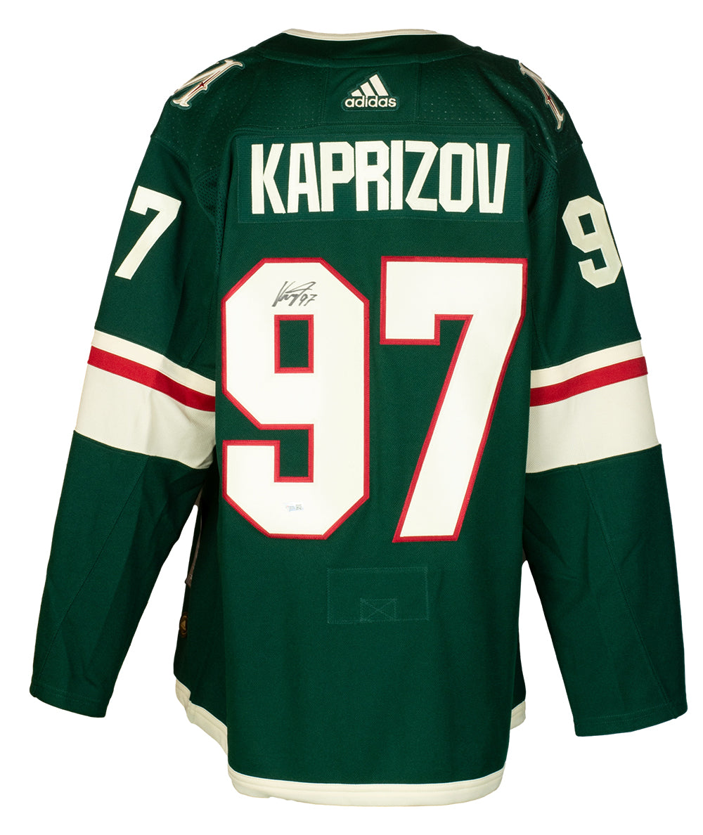 Kirill Kaprizov Signed Custom Green Hockey Jersey — Universal
