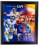 Los Angeles Rams Framed 20x24 LE Super Bowl Collage w/ Game-Used Confetti Sports Integrity