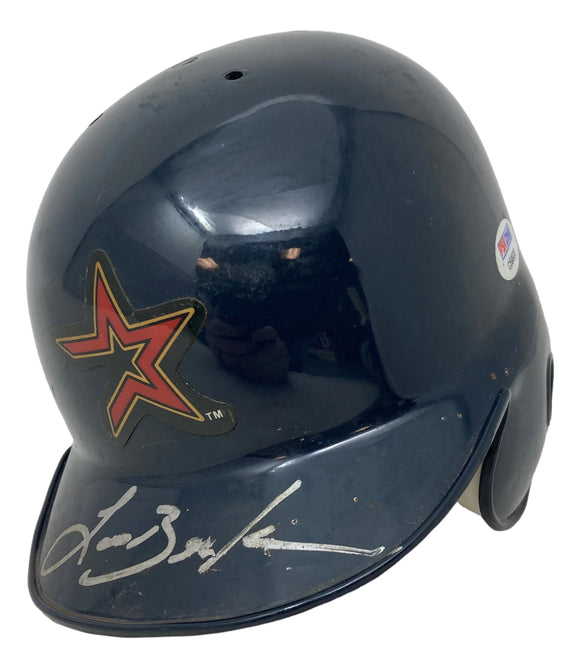 Lance Berkman Signed Houston Astros Mini Batting Helmet PSA Hologram