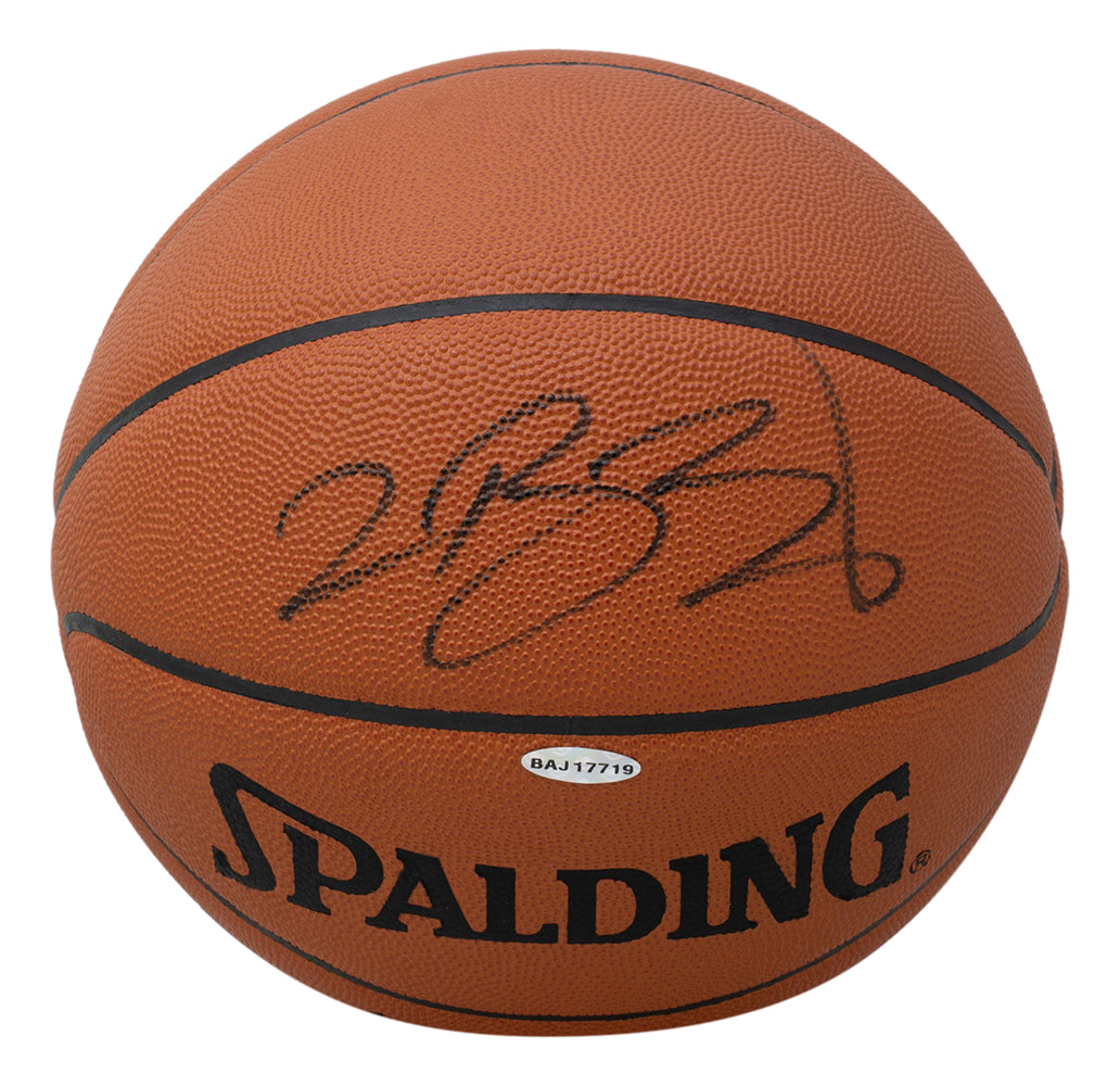 LeBron James Signed Basketball (UDA Hologram)
