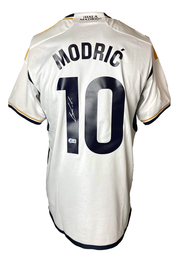 Luka Modric Signed Real Madrid Adidas Soccer Jersey BAS