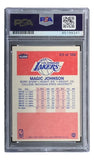 Magic Johnson Signed LA Lakers 1986 Fleer #53 Trading Card PSA/DNA