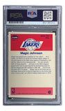 Magic Johnson Signed LA Lakers 1986 Fleer #7 Trading Card PSA/DNA