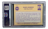 Magic Johnson Signed LA Lakers 1986 Star #10 Trading Card PSA/DNA Gem MT 10 Sports Integrity