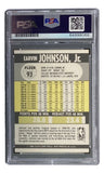 Magic Johnson Signed LA Lakers 1990 Fleer #93 Trading Card PSA/DNA Gem MT 10 Sports Integrity