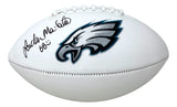 Jordan Mailata Signed Philadelphia Eagles Logo Football BAS ITP Sports Integrity