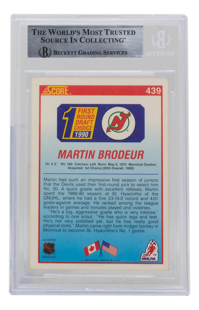 Martin Brodeur Signed New Jersey Devils Pro Player Jersey W/3 Cup Patch JSA  COA