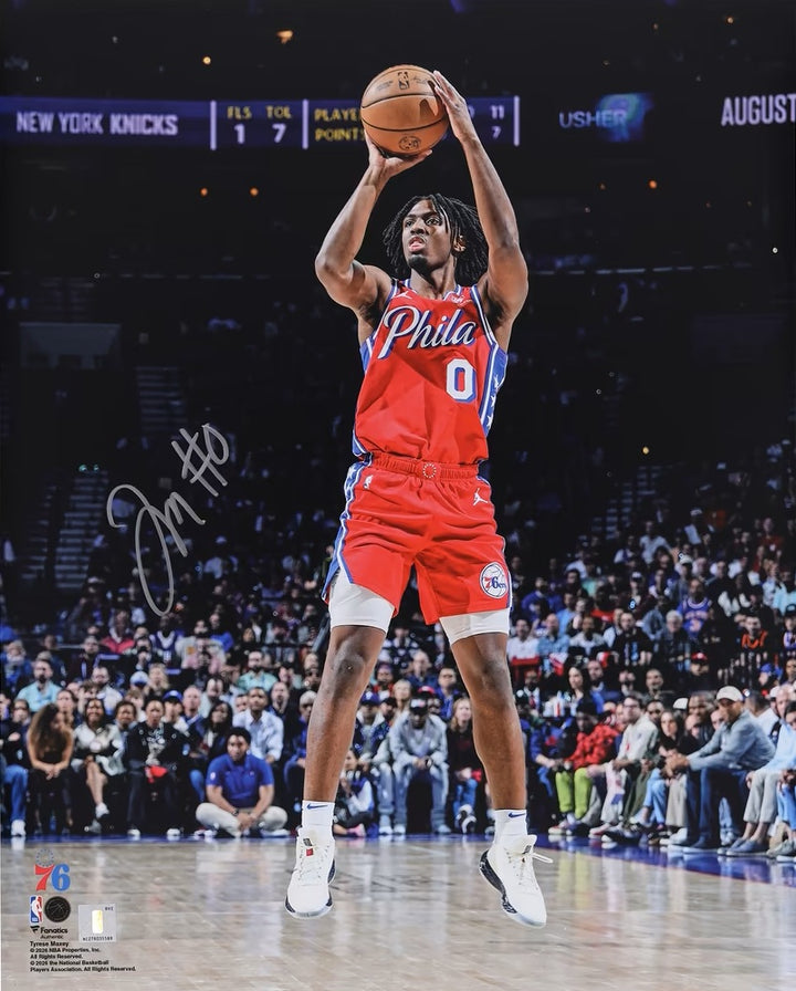 Tyrese Maxey Signed 16x20 Philadelphia 76ers Photo Fanatics