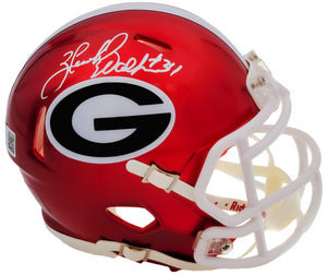 Herschel Walker Signed Georgia Bulldogs Flash Mini Speed Helmet BAS Sports Integrity