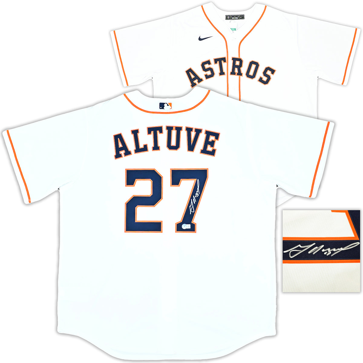 Jose Altuve Signed Houston Astros Nike Baseball Jersey BAS – Sports  Integrity