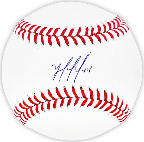 Yordan Alvarez Houston Astros Signed Rawlings Official MLB Baseball BAS Sports Integrity