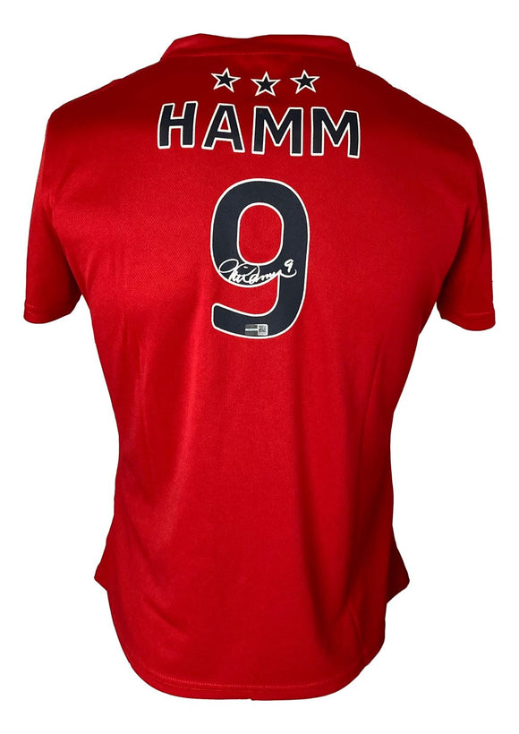 Mia Hamm Signed USA Red Women's Soccer Jersey Steiner CX