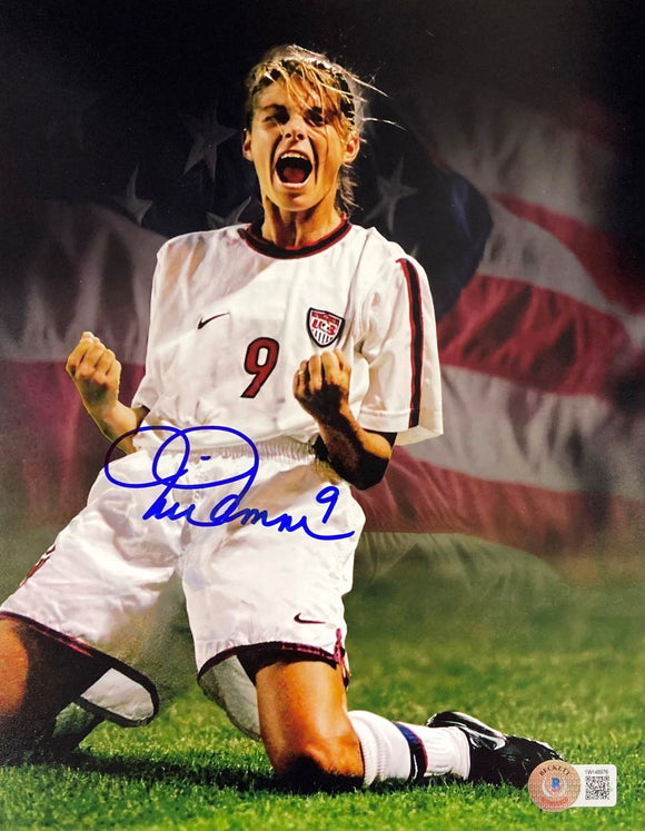 Mia Hamm Signed 8x10 USA Womens Soccer Collage Photo BAS ITP