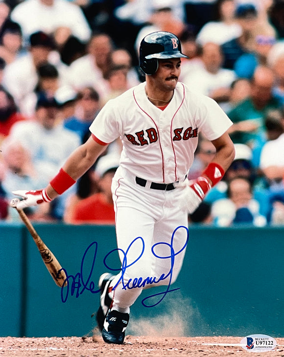 Mike Greenwall Signed 8x10 Boston Red Sox Photo BAS Sports Integrity