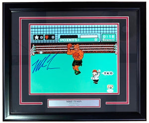 Mike Tyson Signed Framed 11x14 Boxing Punch Out Photo JSA ITP