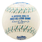 Mookie Betts Dodgers Signed 2023 MLB All-Star Game Baseball w/ Glass Case JSA Sports Integrity
