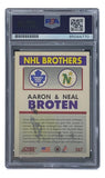 Neal Broten Signed 1991 Score #307 Minnesota North Stars Hockey Card PSA/DNA Sports Integrity