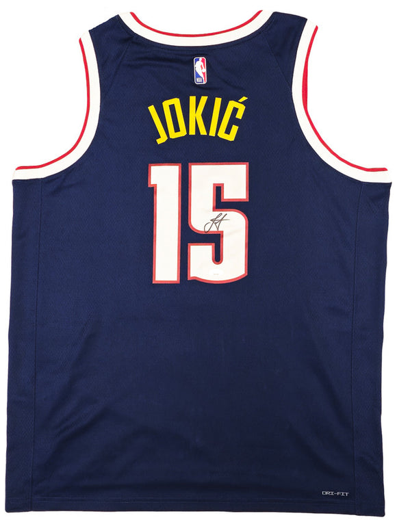 Nikola Jokic Signed Denver Nuggets Nike Swingman Icon Edition Jersey JSA