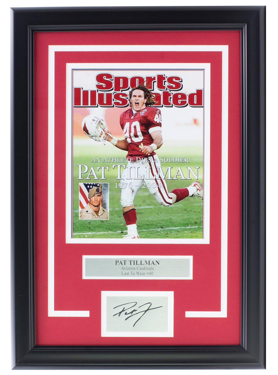Pat Tillman Framed Arizona Cardinals 8x10 Photo w/Laser Signature
