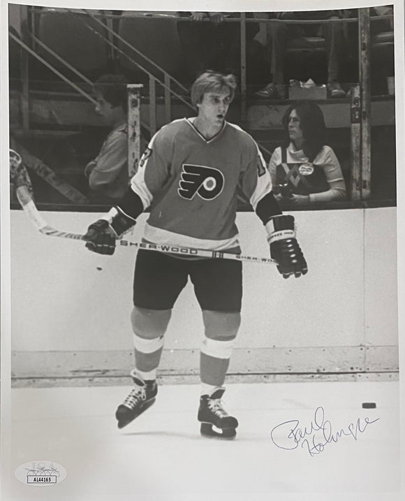 Paul Holmgren Signed 8x10 Philadelphia Flyers Photo JSA AL44165 Sports Integrity